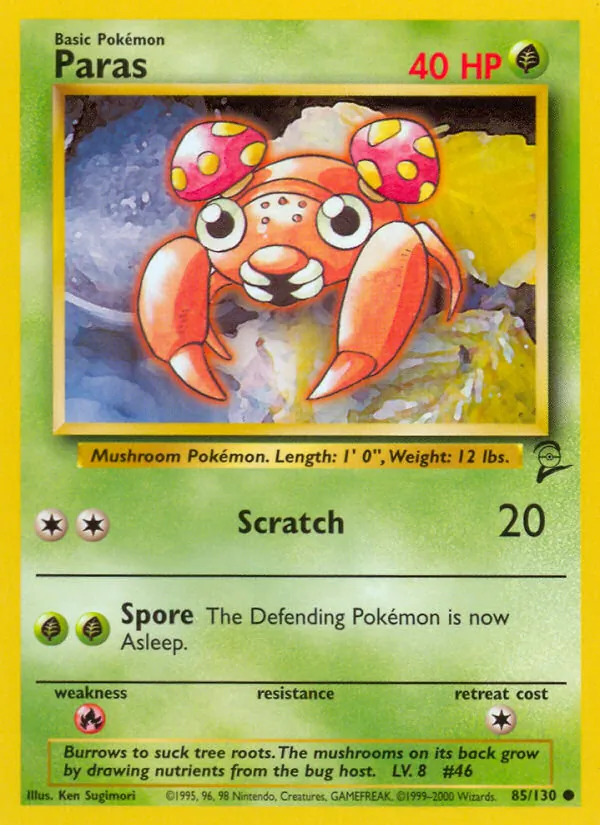 Paras #85 – Base Set 2 card
