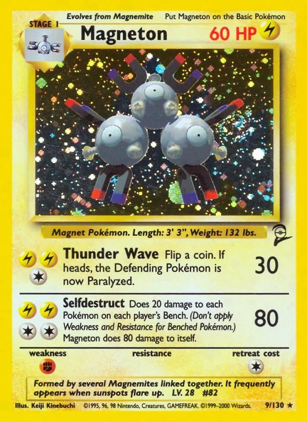 Magneton #9 – Base Set 2 card