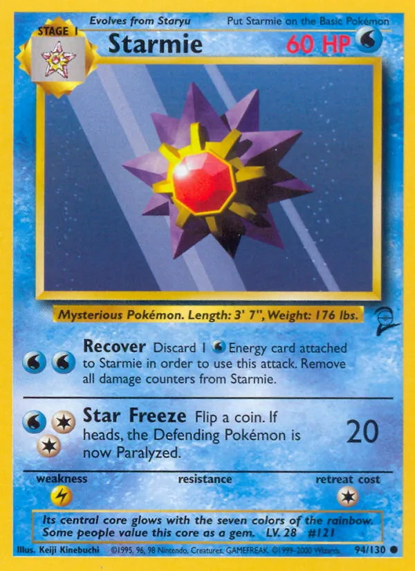 Starmie #94 – Base Set 2 card