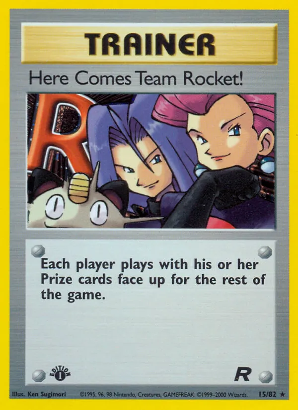 Here Comes Team Rocket! #15 – Team Rocket card