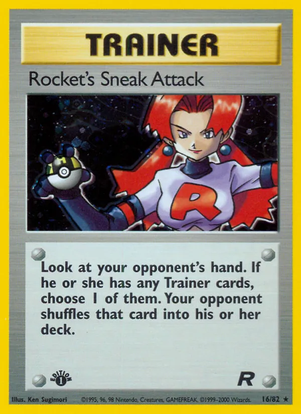 Rocket's Sneak Attack #16 – Team Rocket card