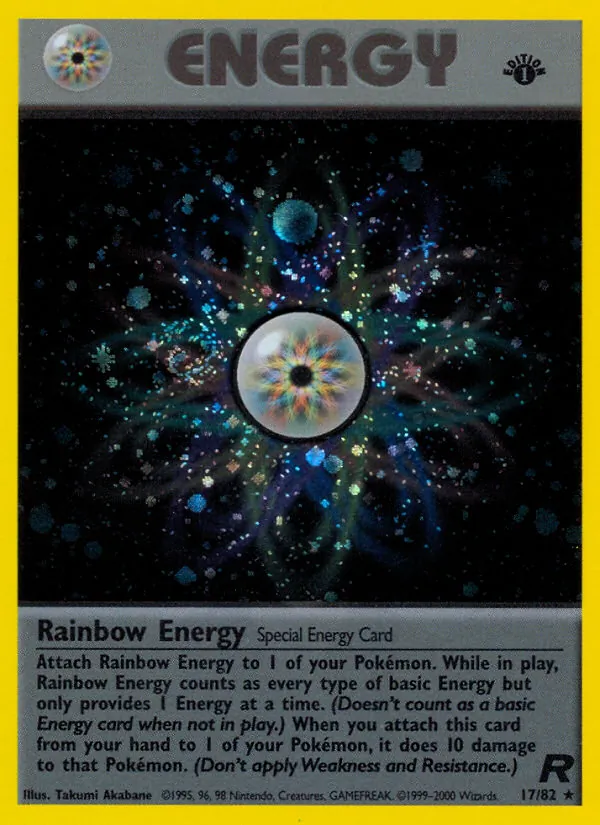 Rainbow Energy #17 – Team Rocket card