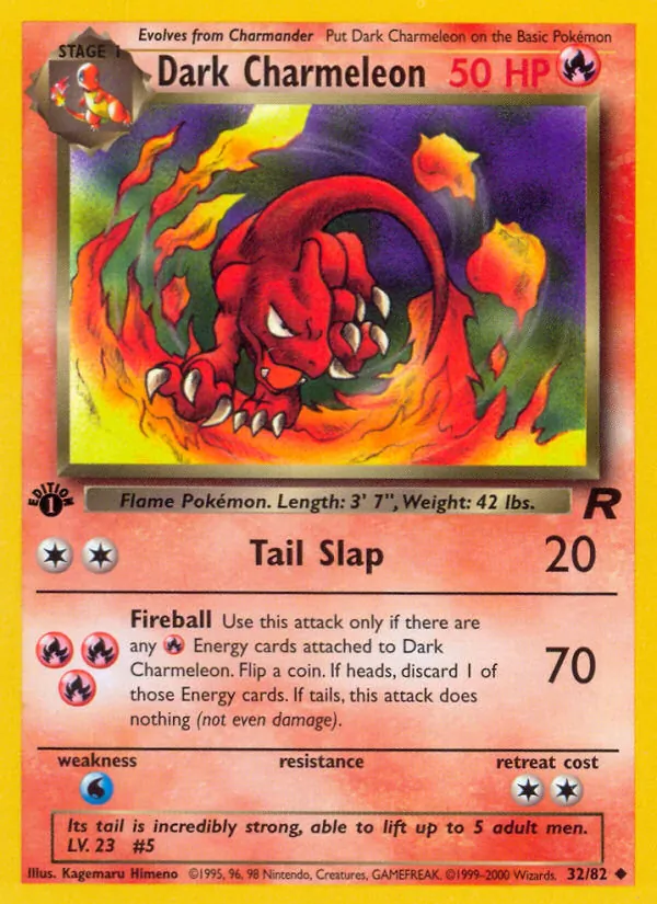 Dark Charmeleon #32 – Team Rocket card