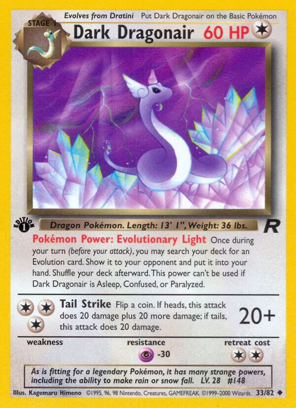 Dark Dragonair #33 – Team Rocket card