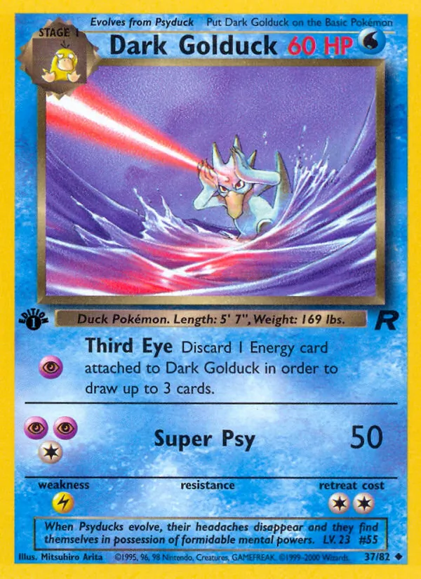 Dark Golduck #37 – Team Rocket card