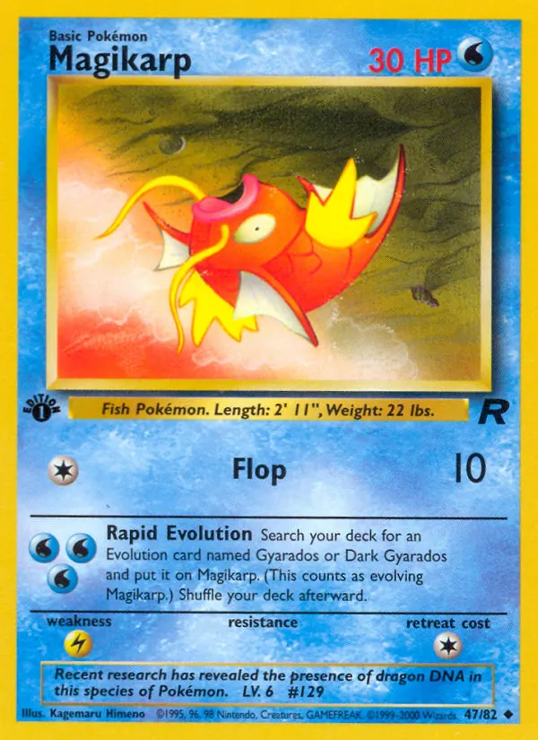 Magikarp #47 – Team Rocket card