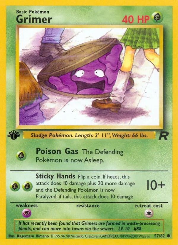 Grimer #57 – Team Rocket card
