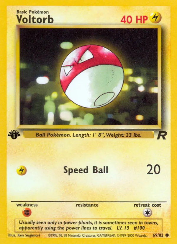 Voltorb #69 – Team Rocket card