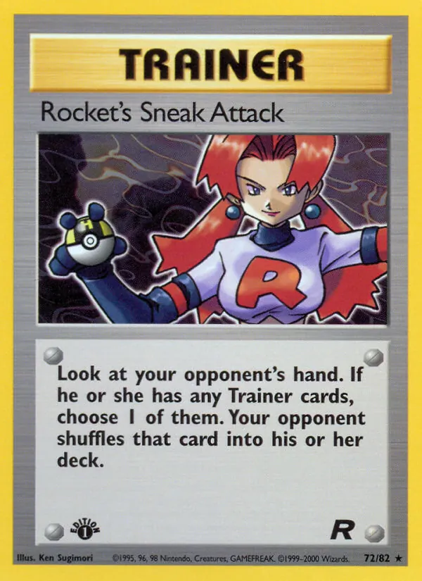 Rocket's Sneak Attack #72 – Team Rocket card