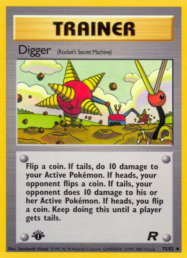 Digger #75 – Team Rocket card