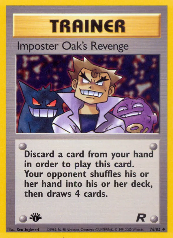 Imposter Oak's Revenge #76 – Team Rocket card