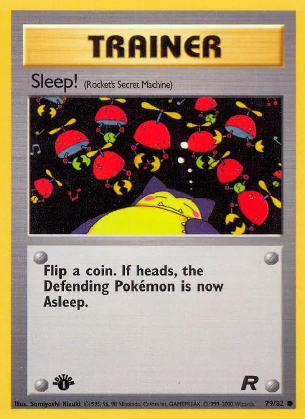 Sleep! #79 – Team Rocket card