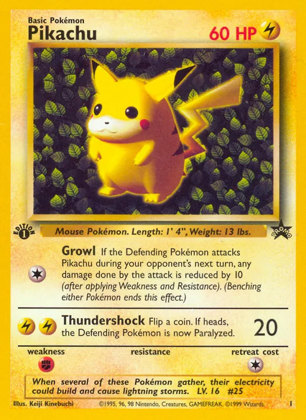 Pikachu #1 – Wizards Black Star Promos card