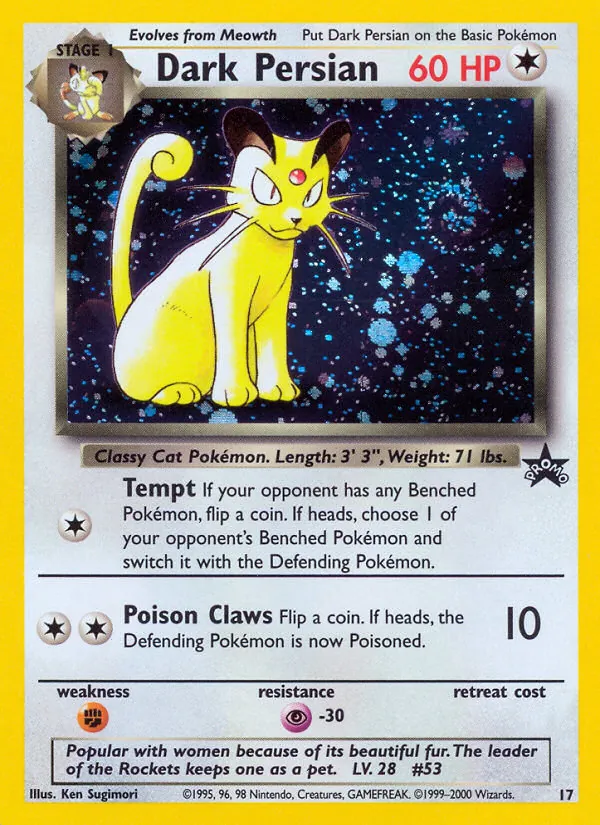 Dark Persian #17 – Wizards Black Star Promos card