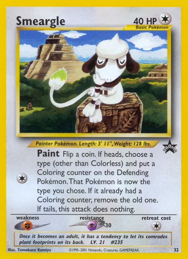 Smeargle #32 – Wizards Black Star Promos card