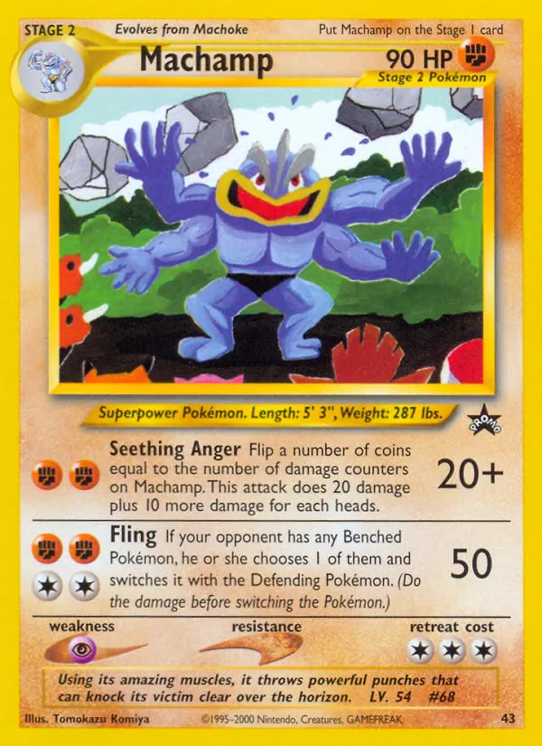 Machamp #43 – Wizards Black Star Promos card