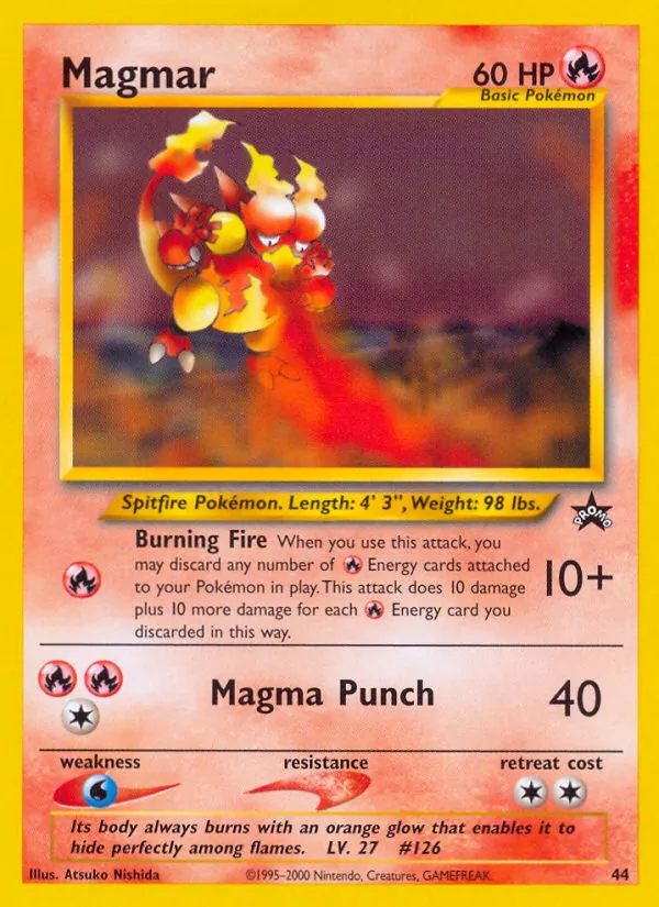 Magmar #44 – Wizards Black Star Promos card