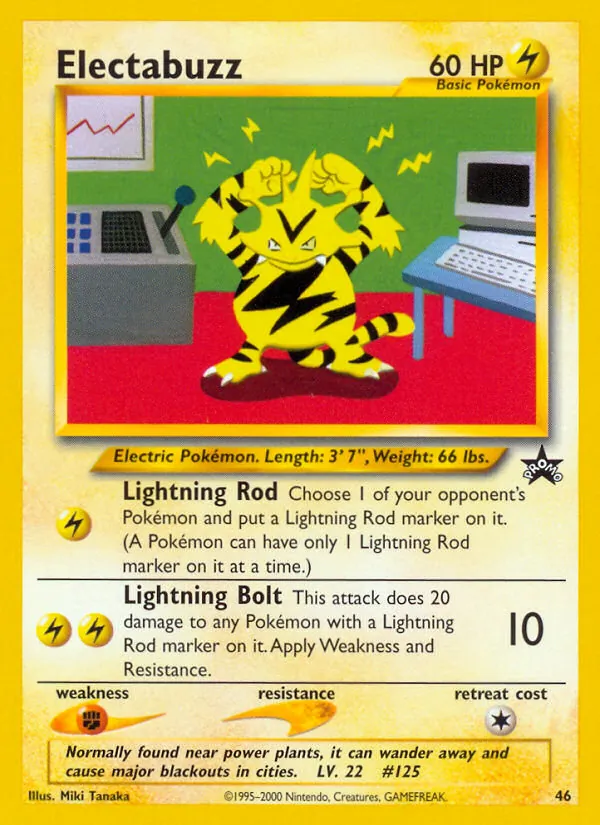 Electabuzz #46 – Wizards Black Star Promos card