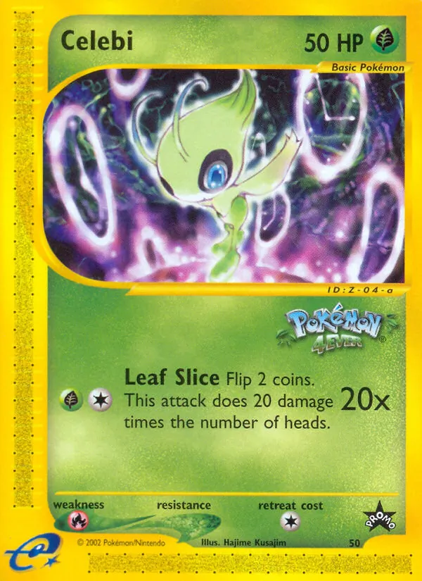 Celebi #50 – Wizards Black Star Promos card