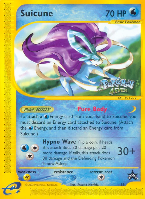 Suicune #53 – Wizards Black Star Promos card