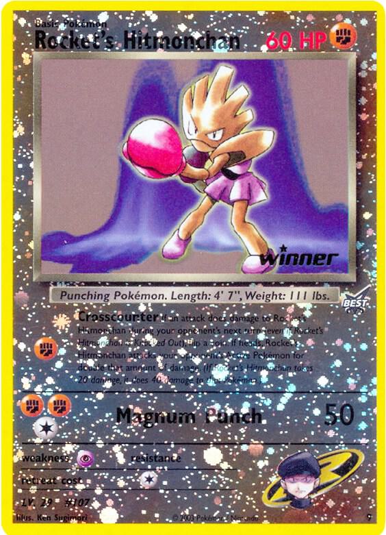 Rocket’s Hitmonchan #9 – Best of game card