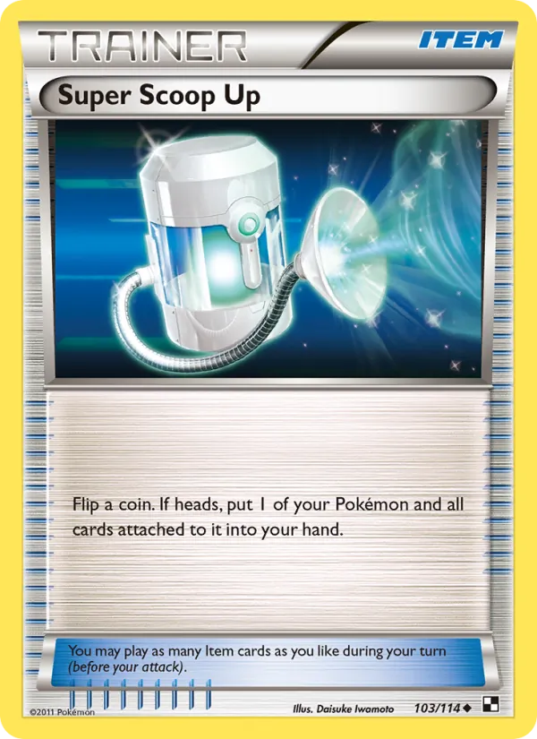 Super Scoop Up #103 – Black & White card