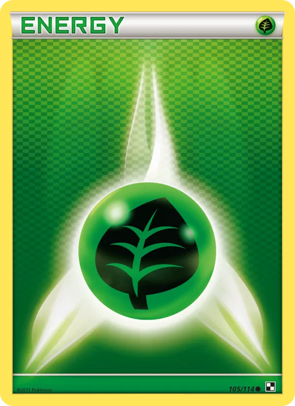 Grass Energy #105 – Black & White card