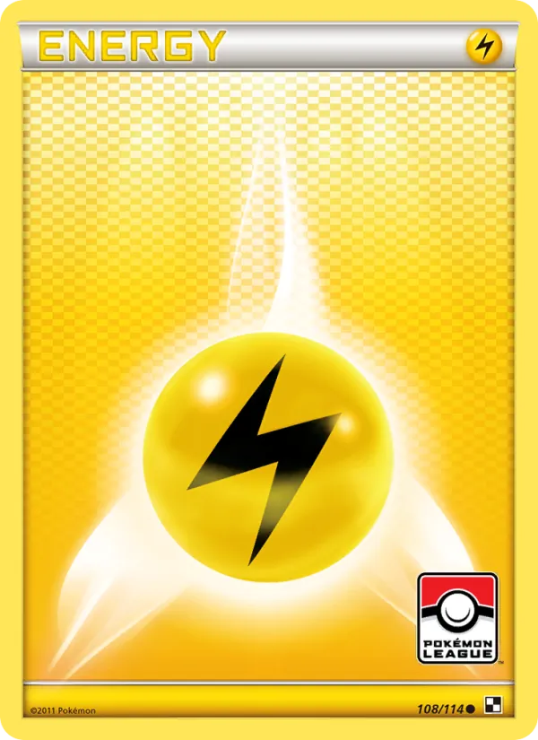 Lightning Energy #108 – Black & White card
