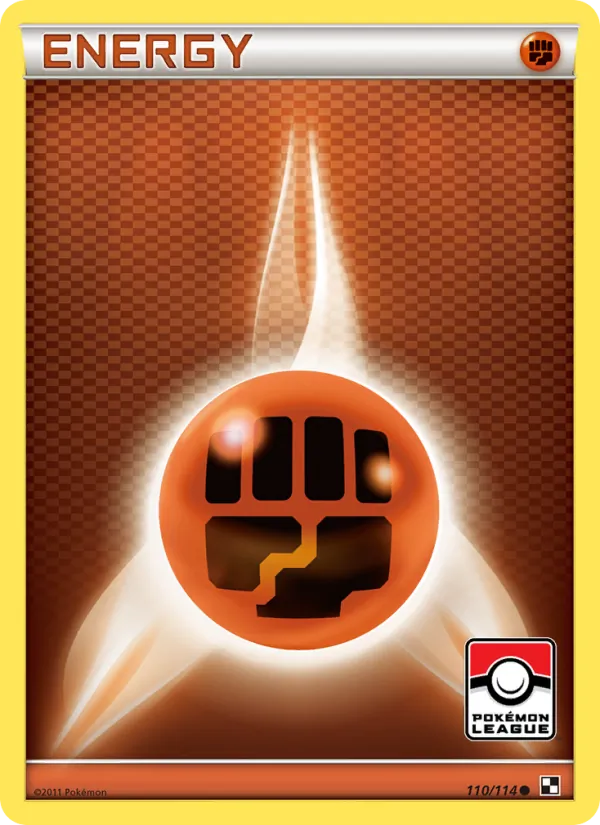 Fighting Energy #110 – Black & White card