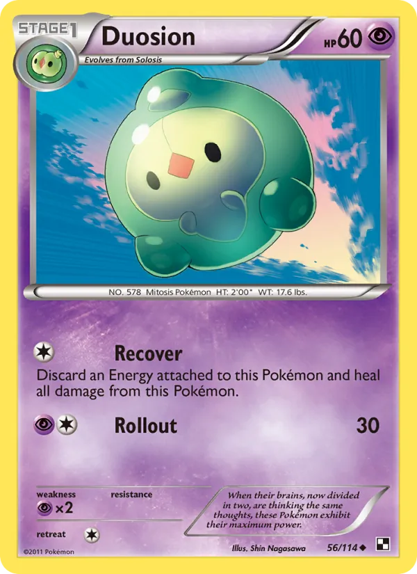 Duosion #56 – Black & White card