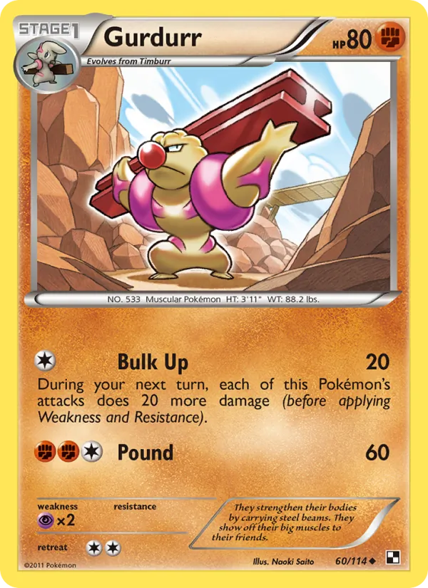 Gurdurr #60 – Black & White card