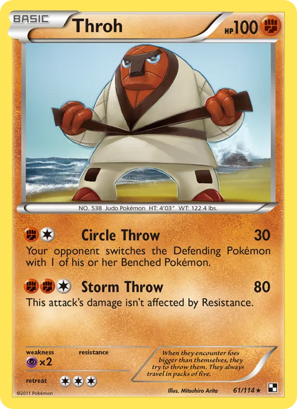 Throh #61 – Black & White card