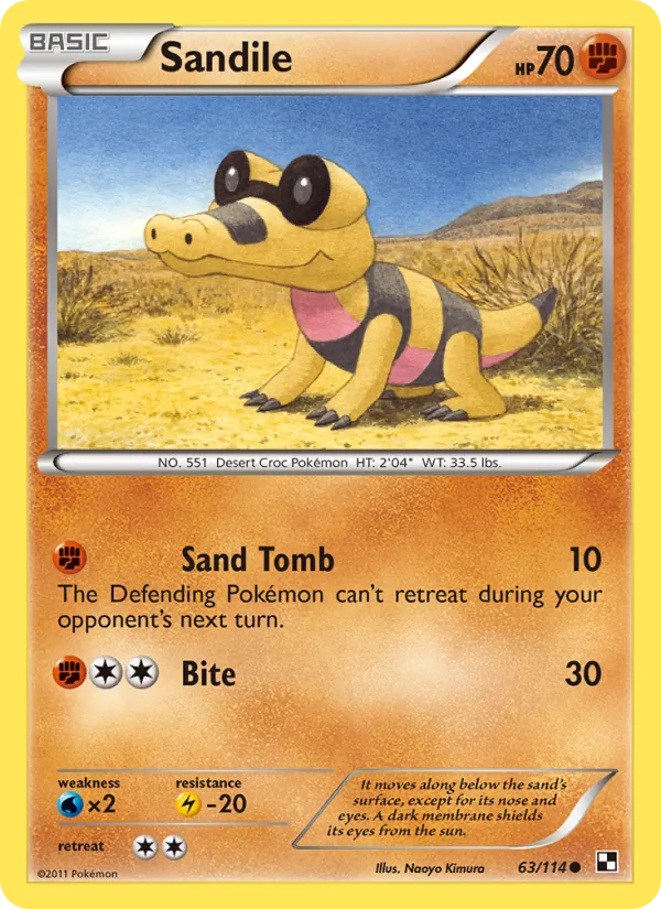 Sandile #63 – Black & White card