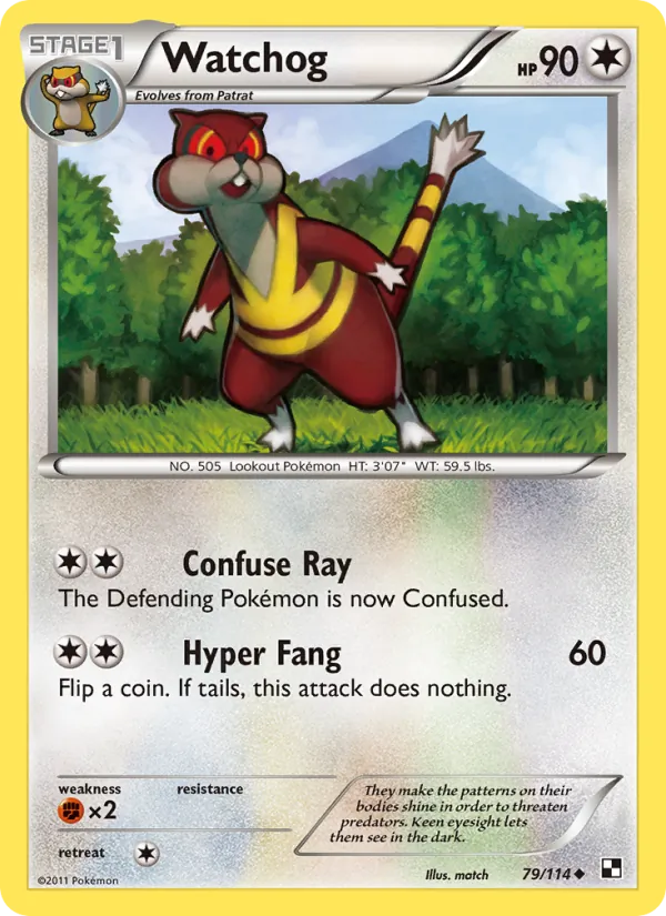 Watchog #79 – Black & White card