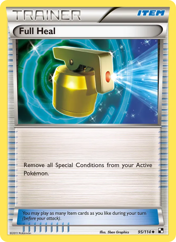 Full Heal #95 – Black & White card