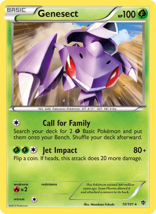 Genesect #10 – Plasma Blast card