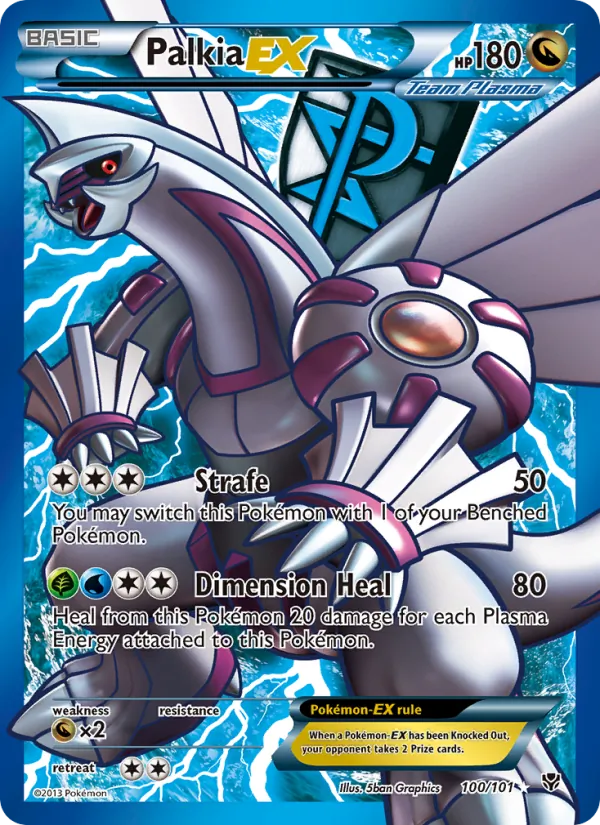 Palkia-EX #100 – Plasma Blast card