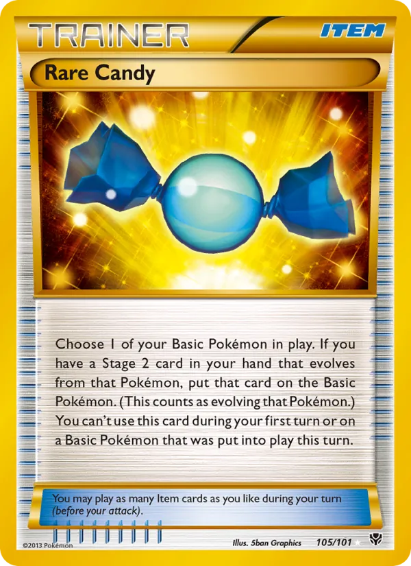 Rare Candy #105 – Plasma Blast card