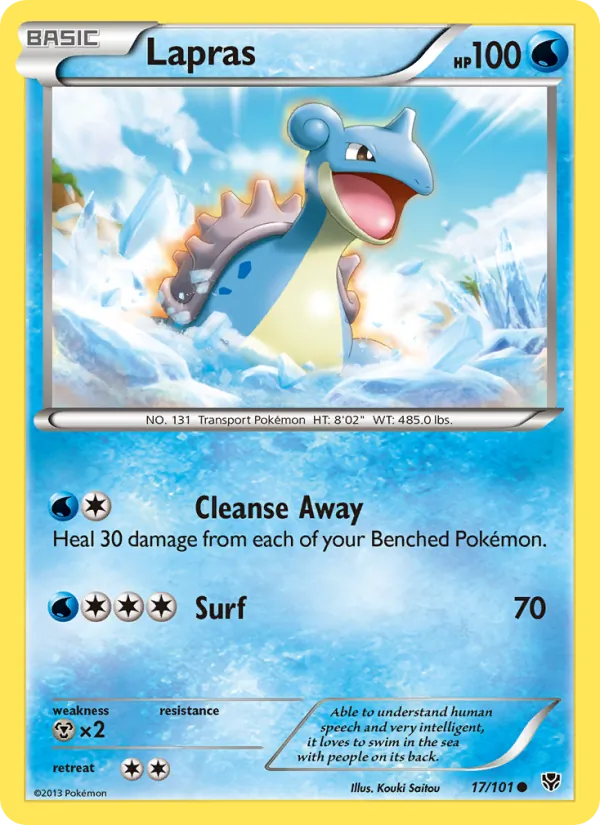 Lapras #17 – Plasma Blast card