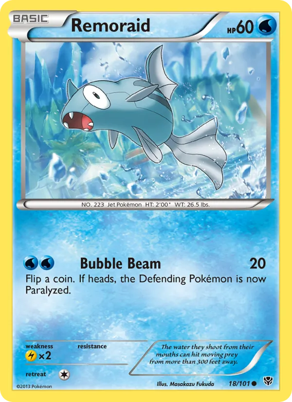 Remoraid #18 – Plasma Blast card