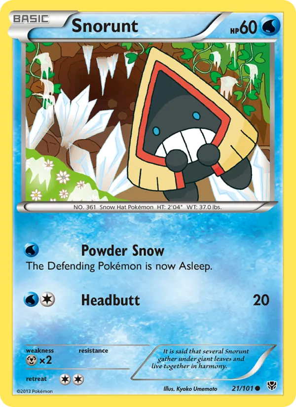 Snorunt #21 – Plasma Blast card