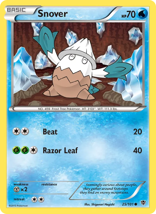 Snover #25 – Plasma Blast card
