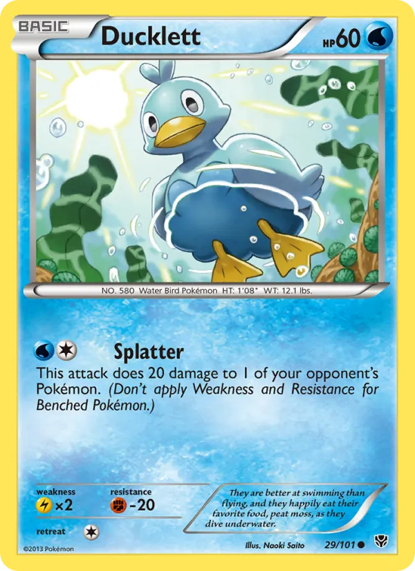 Ducklett #29 – Plasma Blast card