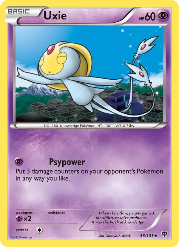 Uxie #36 – Plasma Blast card