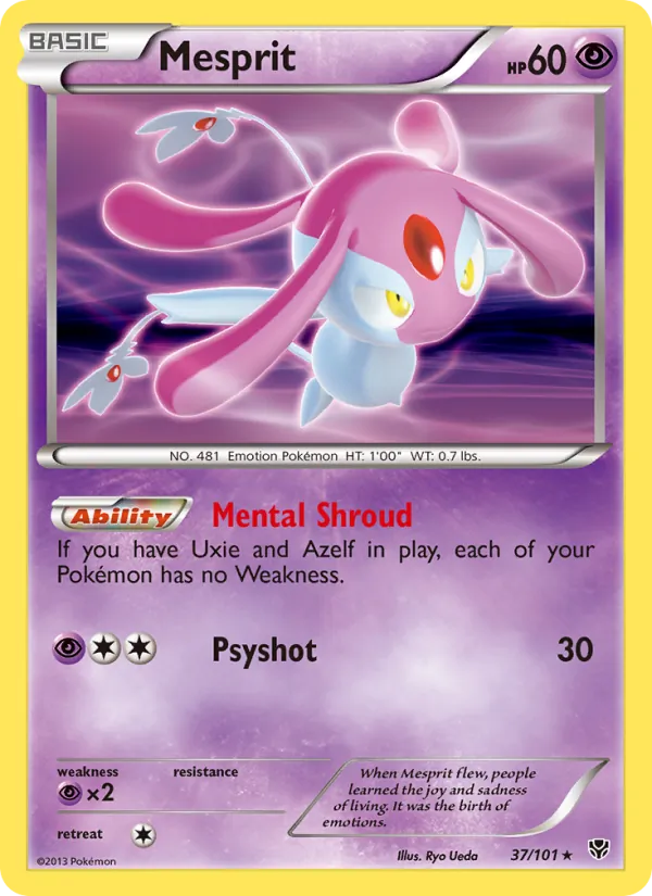 Mesprit #37 – Plasma Blast card