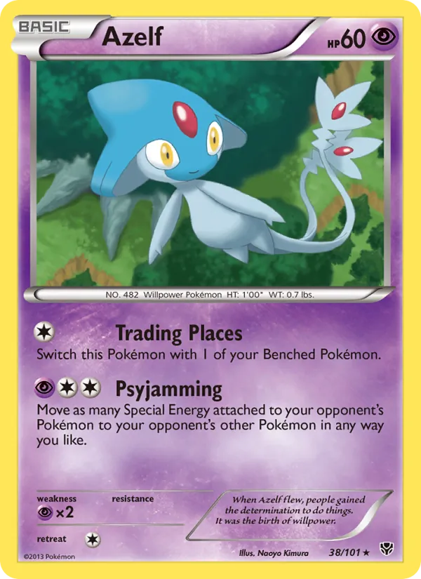 Azelf #38 – Plasma Blast card