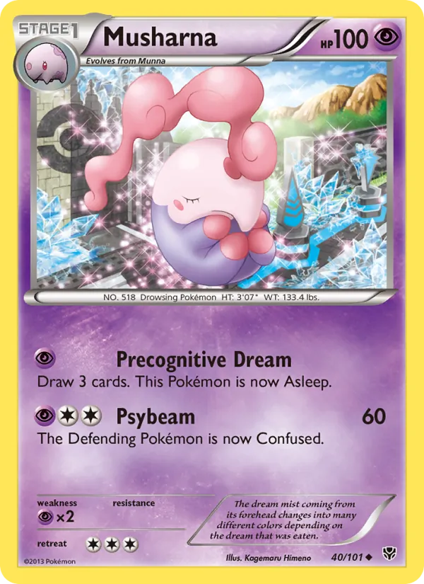 Musharna #40 – Plasma Blast card