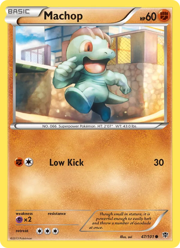 Machop #47 – Plasma Blast card