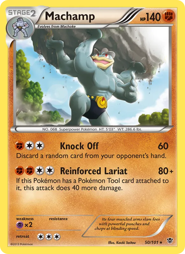 Machamp #50 – Plasma Blast card