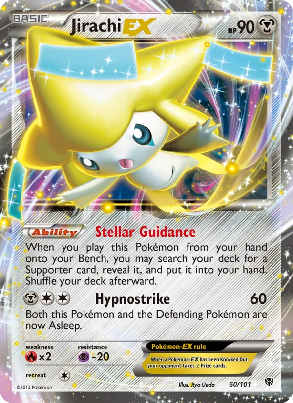 Jirachi-EX #60 – Plasma Blast card